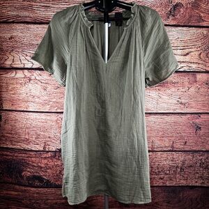 Old Navy Sage Green Midi Dress